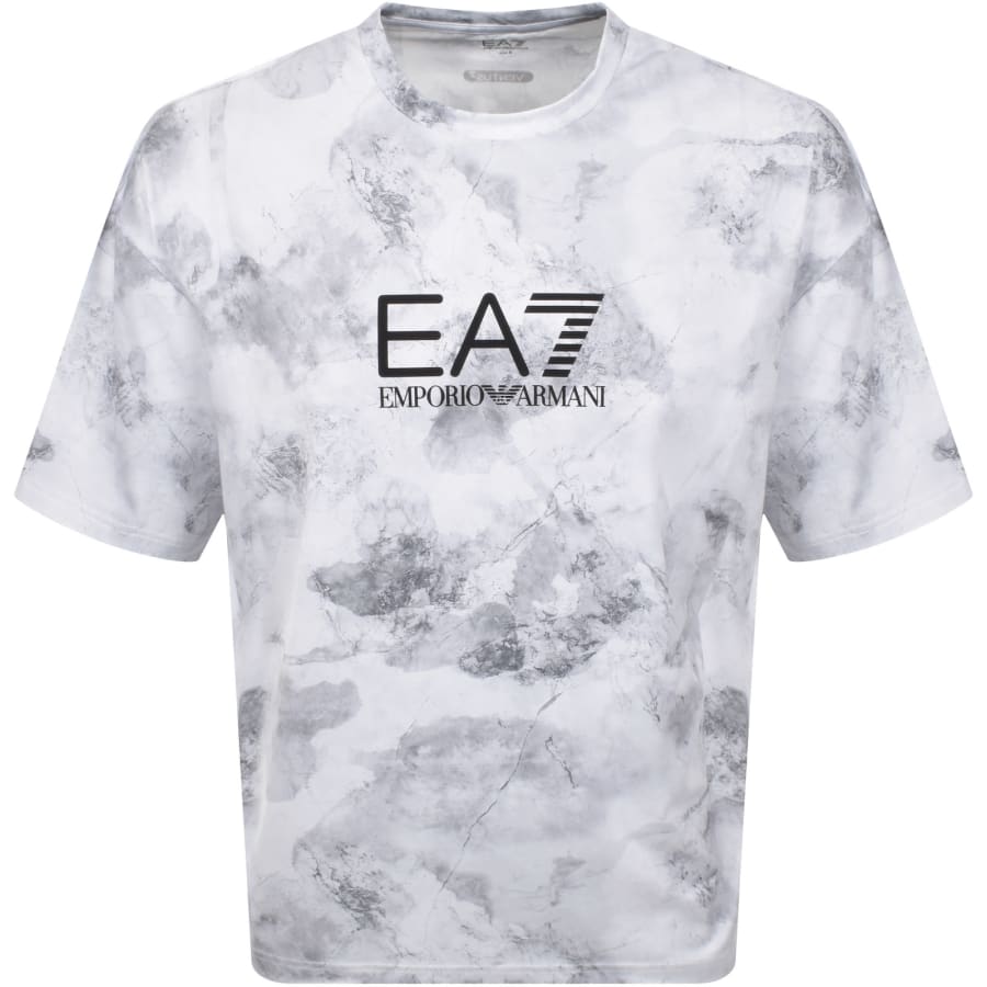 Emporio Armani EA7 Ventus7 Tee Shirt - White 1100 - PJEMZ